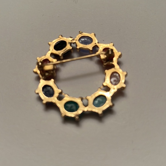 Scarab brooch 1960’s MCM hippie boho - Picture 2 of 2